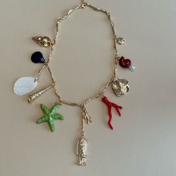 Boho charm necklace N1021 - Picture 3 of 5